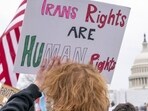 US media reported that hundreds of protesters descended on the state capitol ahead of the vote Thursday, carrying rainbow flags and chanting "No hate in our state."