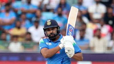 India's Rohit Sharma in action. (REUTERS)