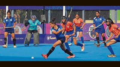 In another match, Kerala earned a massive 10-0 win over Gujarat. (Sant Arora/HT)
