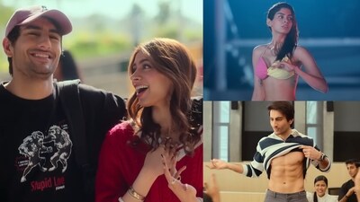 Ibrahim and Khushi in Nadaaniyan trailer Ibrahim and Khushi in Nadaaniyan trailer