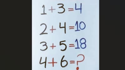 A maths brain teaser puzzled users on X. (X/@brainyquiz_) A maths brain teaser puzzled users on X. (X/@brainyquiz_)