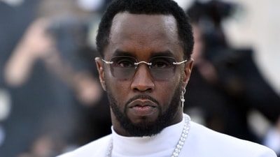 Sean Combs aka P. Diddy is set to go on trial for racketeering and sex trafficking on May 5, 2025, (Photo by ANGELA WEISS / AFP) (AFP)