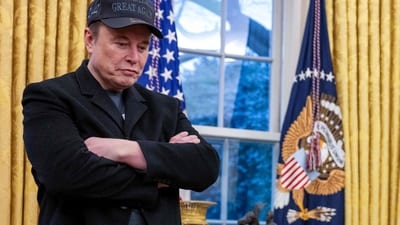 Elon Musk listens as US President Donald Trump speaks in the Oval Office of the White House in Washington, DC, on February 11, 2025. (AFP) Elon Musk listens as US President Donald Trump speaks in the Oval Office of the White House in Washington, DC, on February 11, 2025. (AFP)