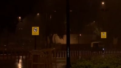 A view of Delhi's Central Secretariat area after the rainfall. (ANI/X) A view of Delhi's Central Secretariat area after the rainfall. (ANI/X)