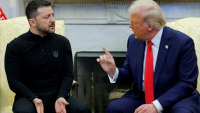 U.S. President Donald Trump met Ukrainian President Volodymyr Zelenskyy at the White House in Washington, D.C. on Friday. (REUTERS) U.S. President Donald Trump met Ukrainian President Volodymyr Zelenskyy at the White House in Washington, D.C. on Friday. (REUTERS)