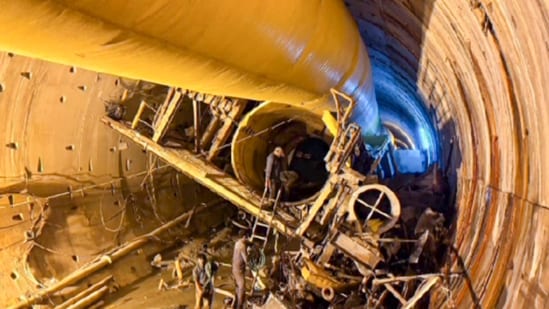 Rescue teams were currently cutting through a Tunnel Boring Machine (TBM). (PTI)