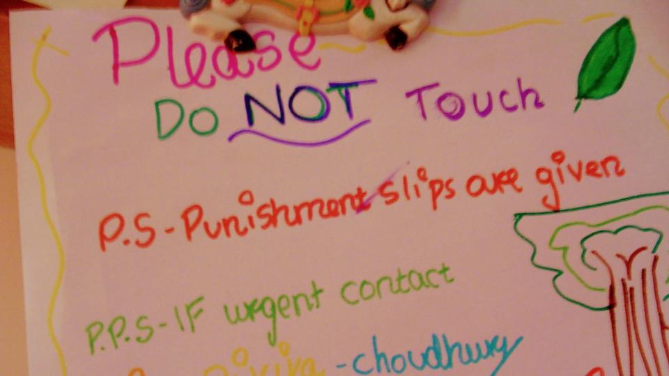 Children’s handwritten notices Children’s handwritten notices