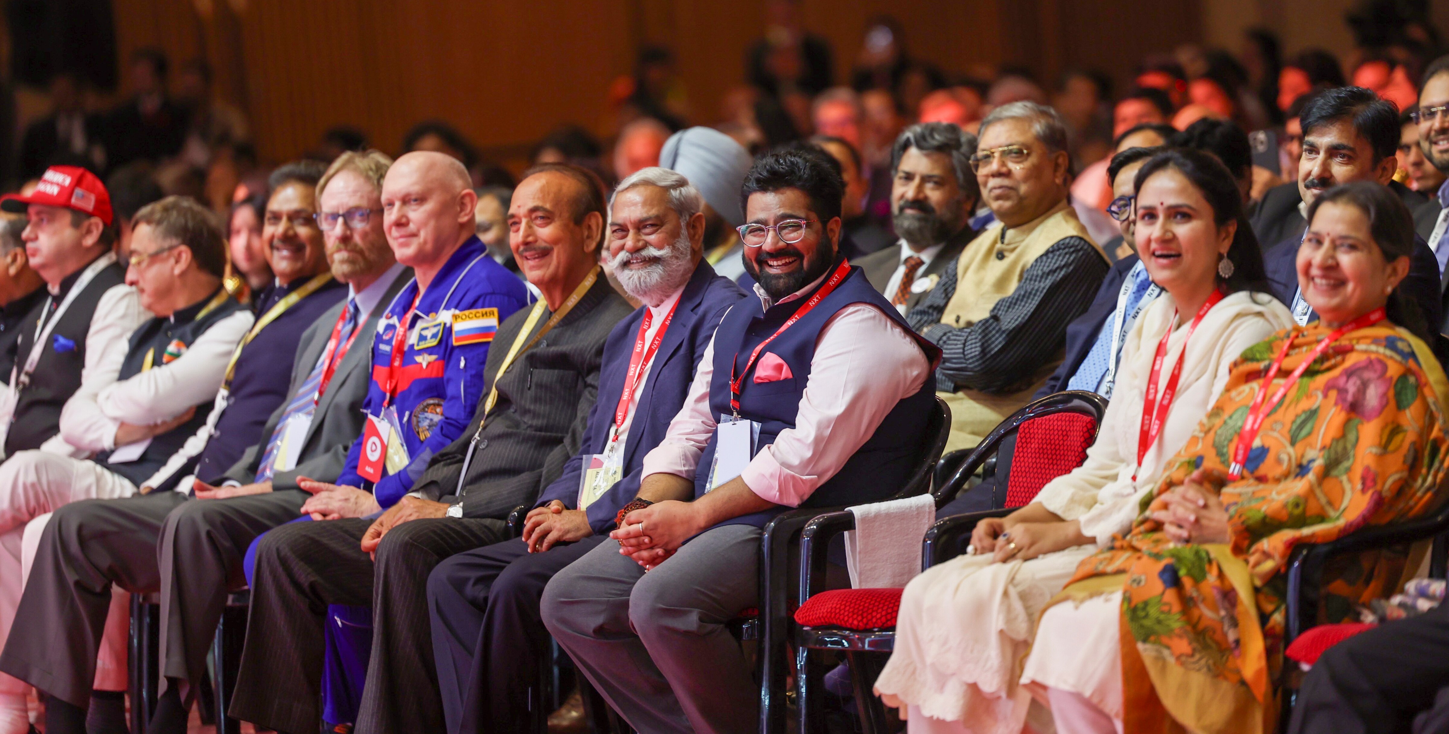 Dignitaries at the NXT Conclave on Saturday (PMO) Dignitaries at the NXT Conclave on Saturday (PMO)