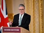 Keir Starmer, UK prime minister, speaks during a news conference following a summit in London, UK, on Sunday, March 2, 2025. Keir Starmer, UK prime minister, speaks during a news conference following a summit in London, UK, on Sunday, March 2, 2025.
