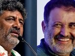 DK Shivakumar (L), Mohandas Pai (R) DK Shivakumar (L), Mohandas Pai (R)