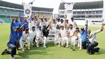 Vidarbha players and team staff pose for a picture. (Snehal Sontakke) Vidarbha players and team staff pose for a picture. (Snehal Sontakke)