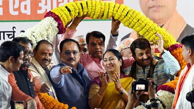 Delhi CM Rekha Gupta, Delhi BJP chief Virendra Sachdeva and North East Delhi MP Manoj Tiwari at an event held by the Delhi BJP Poorvanchal Morcha on Sunday. (Arvind Yadav/HT Photo) Delhi CM Rekha Gupta, Delhi BJP chief Virendra Sachdeva and North East Delhi MP Manoj Tiwari at an event held by the Delhi BJP Poorvanchal Morcha on Sunday. (Arvind Yadav/HT Photo)