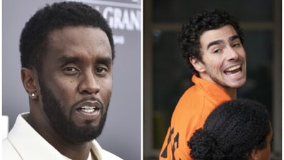 Sean 'Diddy' Combs and Luigi Mangione (AP)
