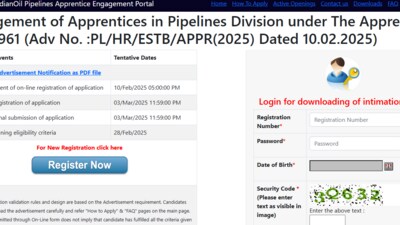 IOCL Apprentice Recruitment 2025: Application window for 457 posts will close on March 3, 2025, Apply via direct link given here. IOCL Apprentice Recruitment 2025: Application window for 457 posts will close on March 3, 2025, Apply via direct link given here.