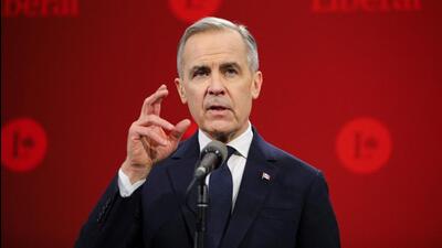 Liberal Party leadership candidate and former Bank of Canada governor Mark Carney speaks to the media after participating in an English language debate ahead of the March 9 vote to replace Prime Minister Justin Trudeau, in Montreal, Quebec, Canada. (REUTERS)