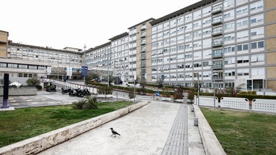 General view of Gemelli Hospital where Pope Francis is admitted to continue treatment, in Rome, Italy, March 2, 2025. (REUTERS)