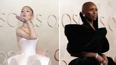 Oscars 2025: Ariana Grande and Cynthia Erivo stun in Wicked-themed dresses (REUTERS/Aude Guerrucci, REUTERS/Mario Anzuoni) Oscars 2025: Ariana Grande and Cynthia Erivo stun in Wicked-themed dresses (REUTERS/Aude Guerrucci, REUTERS/Mario Anzuoni)