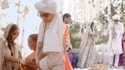 Prajakta Koli and Vrishank Khanal have tied the knot, sharing their wedding day with fans on Instagram. Prajakta Koli and Vrishank Khanal have tied the knot, sharing their wedding day with fans on Instagram.