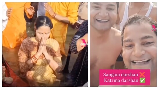 Katrina Kaif was among the many celebrities who also went for a snan during the Mahakumbh but had to suffer harassment from others there.