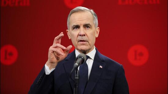 Liberal Party leadership candidate and former Bank of Canada governor Mark Carney speaks to the media after participating in an English language debate ahead of the March 9 vote to replace Prime Minister Justin Trudeau, in Montreal, Quebec, Canada. (REUTERS)