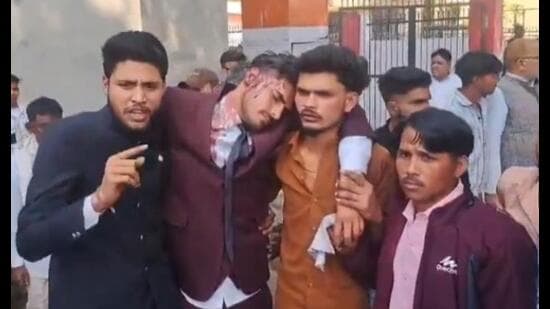 Many members of the wedding processions suffered injuries in the attack. (Sourced)