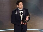 HOLLYWOOD, CALIFORNIA - MARCH 02: Adrien Brody accepts the Best Actor In A Leading Role award for "The Brutalist" onstage during the 97th Annual Oscars at Dolby Theatre on March 02, 2025 in Hollywood, California. Kevin Winter/Getty Images/AFP
