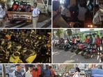 During the drive, 1,859 cases were booked, and after imposing fines, delivery agents were also given a session on traffic rules and safety.