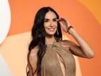 US actress Demi Moore attends the Vanity Fair Oscar Party at the Wallis Annenberg Center for the Performing Arts in Beverly Hills, California, on March 2, 2025. (Photo by Michael Tran / AFP)