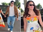 Kiara Advani dazzles in floral maxi dress during stylish airport outing with Sidharth Malhotra. Kiara Advani dazzles in floral maxi dress during stylish airport outing with Sidharth Malhotra.