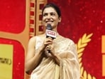 Samantha Ruth Prabhu accepted the award for her career in film.