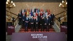 The emergency gathering of the “willing coalition” of leaders from 20 European countries pledged support to Kyiv and promised to secure its sovereignty independent of Washington’s reset in its relations with Moscow (AP)