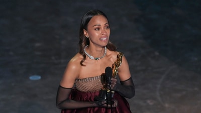 Zoe Saldana takes subtle dig at Trump's immigration policies at Oscars 2025 (AP Photo/Chris Pizzello) (Chris Pizzello/Invision/AP)