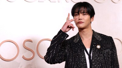 Kim Seok-woo, known as Rowoon, poses on the red carpet during the Oscars arrivals at the 97th Academy Awards in Hollywood, Los Angeles, California, U.S., March 2, 2025. REUTERS/Aude Guerrucci (REUTERS)