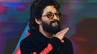 Allu Arjun last starred in Sukumar's Pushpa films with Rashmika Mandanna, (AFP) Allu Arjun last starred in Sukumar's Pushpa films with Rashmika Mandanna, (AFP)
