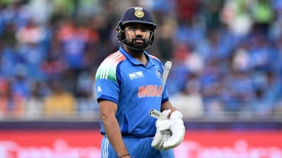 Just a day before India play Australia in the Champions Trophy semifinal, Rohit Sharma has been called “fat for a sportsman” by Shama Mohamed, a Congress spokesperson. (AFP) Just a day before India play Australia in the Champions Trophy semifinal, Rohit Sharma has been called “fat for a sportsman” by Shama Mohamed, a Congress spokesperson. (AFP)