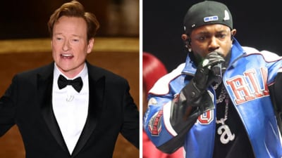 Conan O'Brien roasted Drake at the 2025 Oscars with a reference to his feud with Kendrick Lamar. Conan O'Brien roasted Drake at the 2025 Oscars with a reference to his feud with Kendrick Lamar.