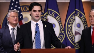 Rep. Brandon Gill (R-TX) has been making the headlines for a series of controversial remarks and choices lately. (Getty Images via AFP) Rep. Brandon Gill (R-TX) has been making the headlines for a series of controversial remarks and choices lately. (Getty Images via AFP)