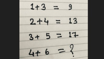 A tricky brain teaser confused users with its unique pattern. (X/@jitendra789789) A tricky brain teaser confused users with its unique pattern. (X/@jitendra789789)