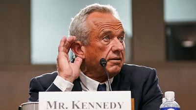 Robert F. Kennedy Jr., US President Donald Trump's nominee to be Secretary of Health and Human Services, testifies before a Senate Finance Committee confirmation hearing on Wednesday. (REUTERS)