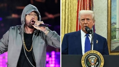 Did Eminem urge audience to chant 'f*** Trump' at recent show? Truth behind viral video (AP Photo/Carlos Osorio, File, photo by ANDREW CABALLERO-REYNOLDS / AFP) Did Eminem urge audience to chant 'f*** Trump' at recent show? Truth behind viral video (AP Photo/Carlos Osorio, File, photo by ANDREW CABALLERO-REYNOLDS / AFP)