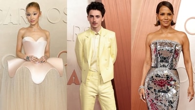 Ariana Grande, Timothee Chalamet and Halle Berry Ariana Grande, Timothee Chalamet and Halle Berry