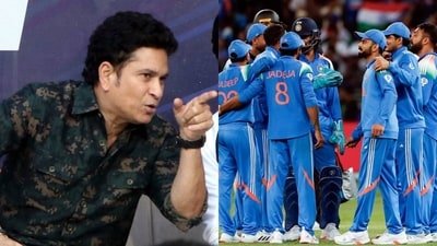 Sachin Tendulkar reacted to India's 44-run win against New Zealand Sachin Tendulkar reacted to India's 44-run win against New Zealand