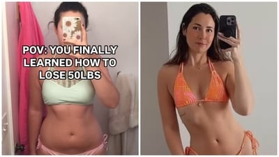 Weight loss coach Gen lost almost 23 kg during weight loss. Weight loss coach Gen lost almost 23 kg during weight loss.