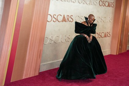 Cynthia Erivo arrives at the Oscars on Sunday, March 2, 2025, at the Dolby Theatre in Los Angeles. (AP Photo/Jae C. Hong) (Jae C. Hong/Invision/AP) Cynthia Erivo arrives at the Oscars on Sunday, March 2, 2025, at the Dolby Theatre in Los Angeles. (AP Photo/Jae C. Hong) (Jae C. Hong/Invision/AP)