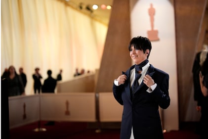Diane Warren arrives at the Oscars on Sunday, March 2, 2025, at the Dolby Theatre in Los Angeles. (AP Photo/John Locher) (John Locher/Invision/AP) Diane Warren arrives at the Oscars on Sunday, March 2, 2025, at the Dolby Theatre in Los Angeles. (AP Photo/John Locher) (John Locher/Invision/AP)