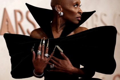 Cynthia Erivo poses during the Oscars arrivals at the 97th Academy Awards in Hollywood, Los Angeles, California, U.S., March 2, 2025. REUTERS/Mario Anzuoni (REUTERS)