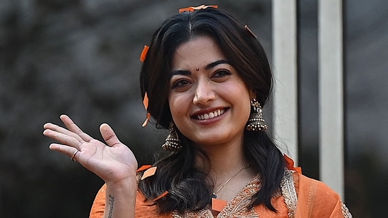 Born in Coorg, Karnataka, Rashmika Mandanna entered the film industry through Kannada films but gained widespread fame through Telugu cinema. (AFP)