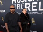 Kanye West and Bianca Censori at the red carpet during the 67th Annual Grammy Awards in Los Angeles, California. REUTERS/Daniel Cole