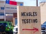 A sign is seen outside of Seminole Hospital District offering measles testing Friday, Feb. 21, 2025, in Seminole, Texas. (AP Photo/Julio Cortez) A sign is seen outside of Seminole Hospital District offering measles testing Friday, Feb. 21, 2025, in Seminole, Texas. (AP Photo/Julio Cortez)