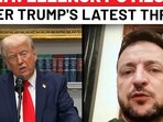 New Trump-Zelensky Fight - Trump's 'I Want One…' Threat; Zelensky's 'We Don't Need…' Message New Trump-Zelensky Fight - Trump's 'I Want One…' Threat; Zelensky's 'We Don't Need…' Message